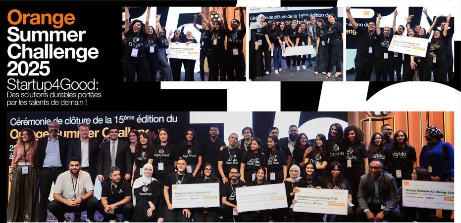Orange Tunisie : la 15ᵉ édition du Summer Challenge célèbre l’innovation durable des jeunes talents